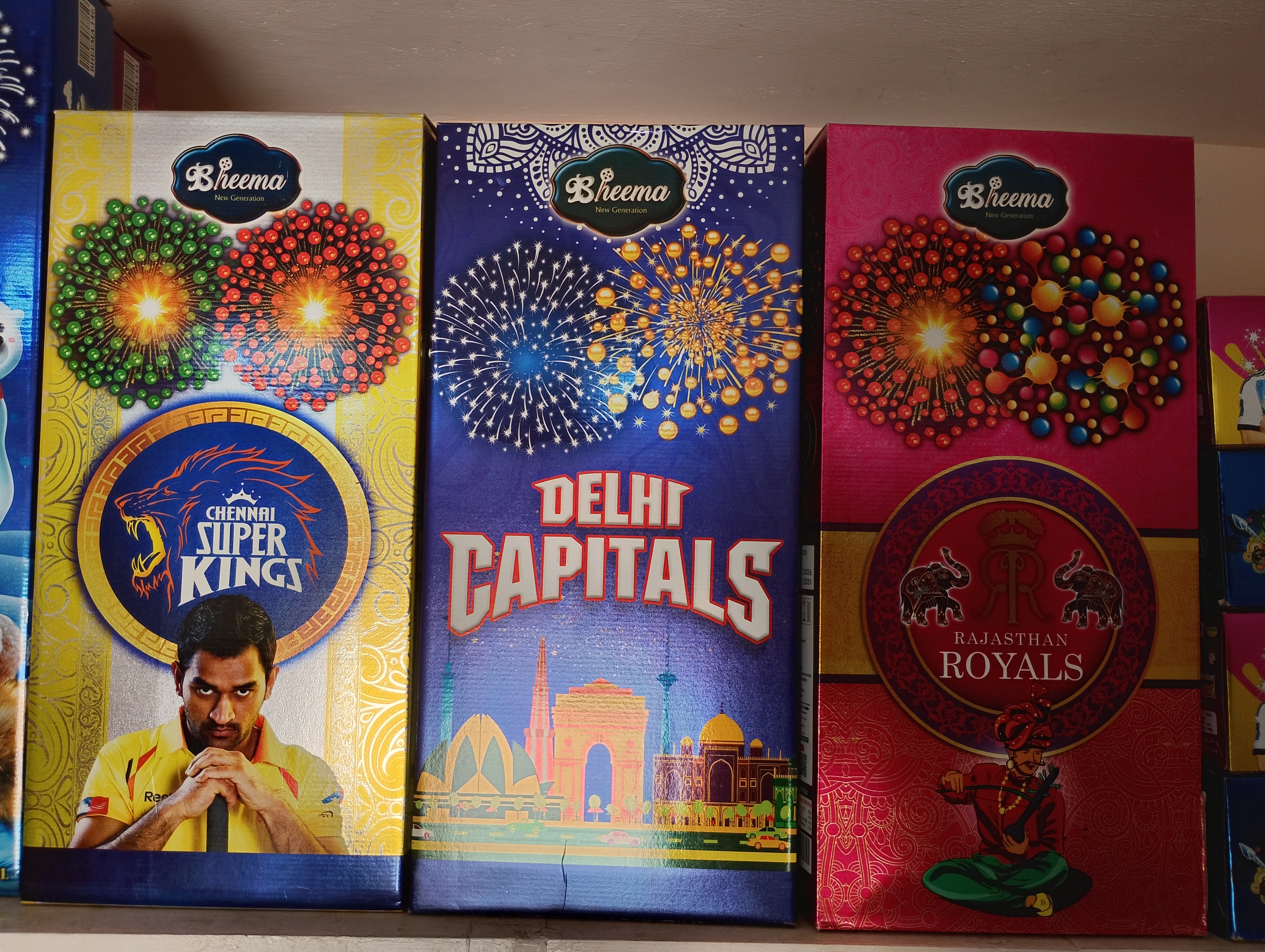 4 inch Pipe 2pcs CSK Delhi Capitals