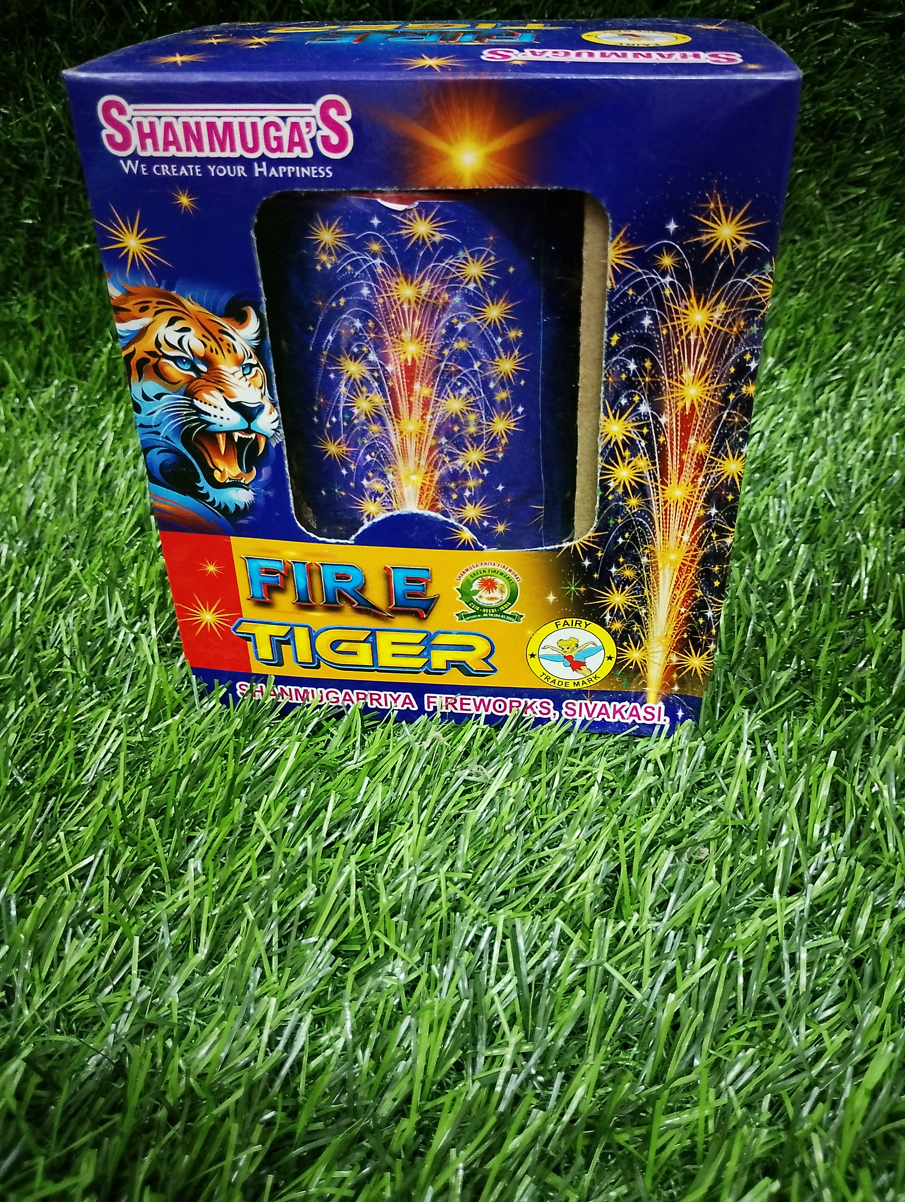 Fire Tiger Smoke Fountain